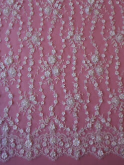 White Laser Lace - Zoe -Elegance in Lace white laser lace zoe