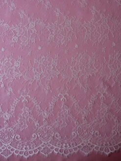 White Raschel Lace - Mae -Elegance in Lace white raschel lace mae